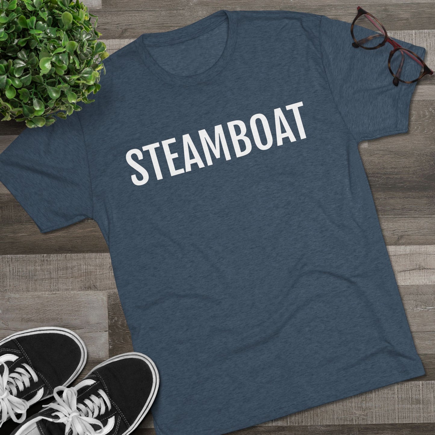 Unisex Tri-Blend Crew Tee - Steamboat