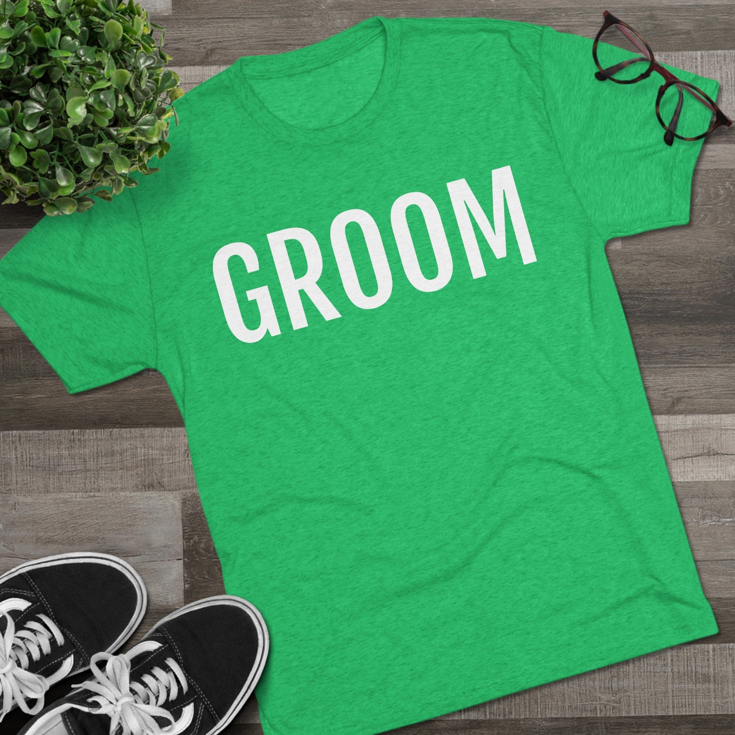 Unisex Tri-Blend Crew Tee - Groom