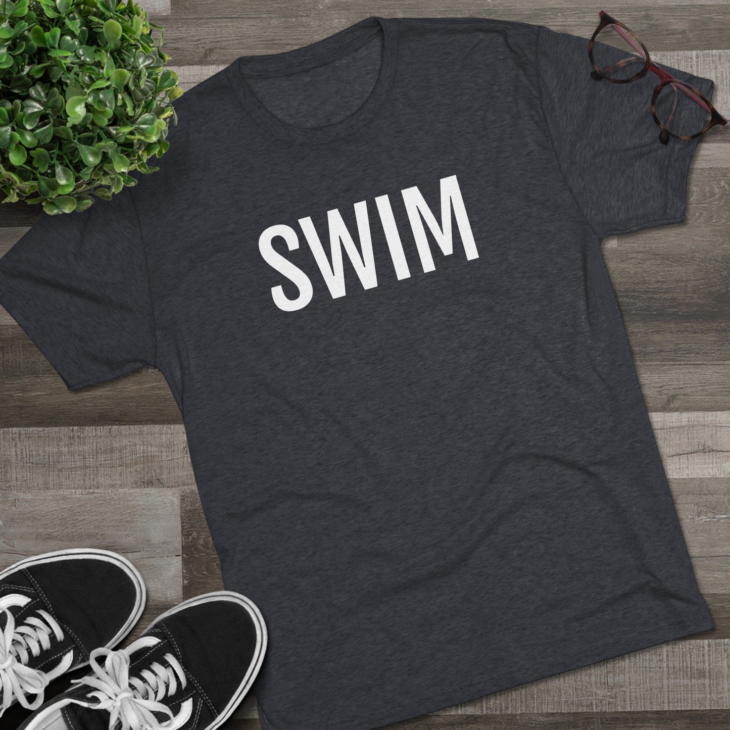 Unisex Tri-Blend Crew Tee - Swim