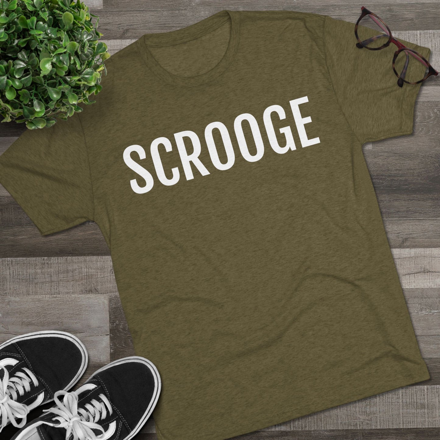 Unisex Tri-Blend Crew Tee - Scrooge
