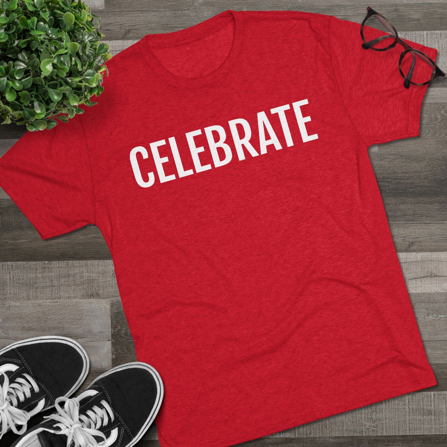 Unisex Tri-Blend Crew Tee - Celebrate