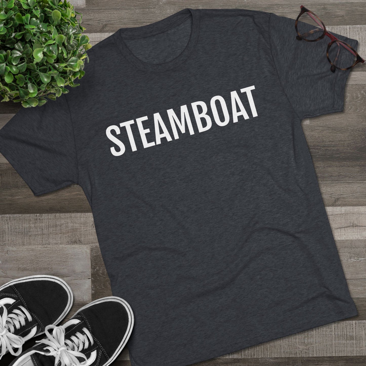 Unisex Tri-Blend Crew Tee - Steamboat