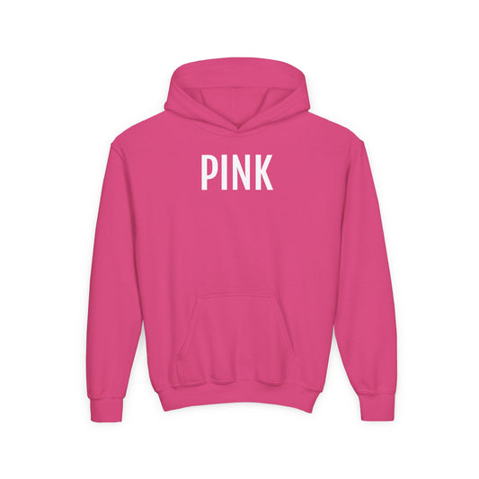 Youth Heavy Blend Hooded Sweatshirt - PINK