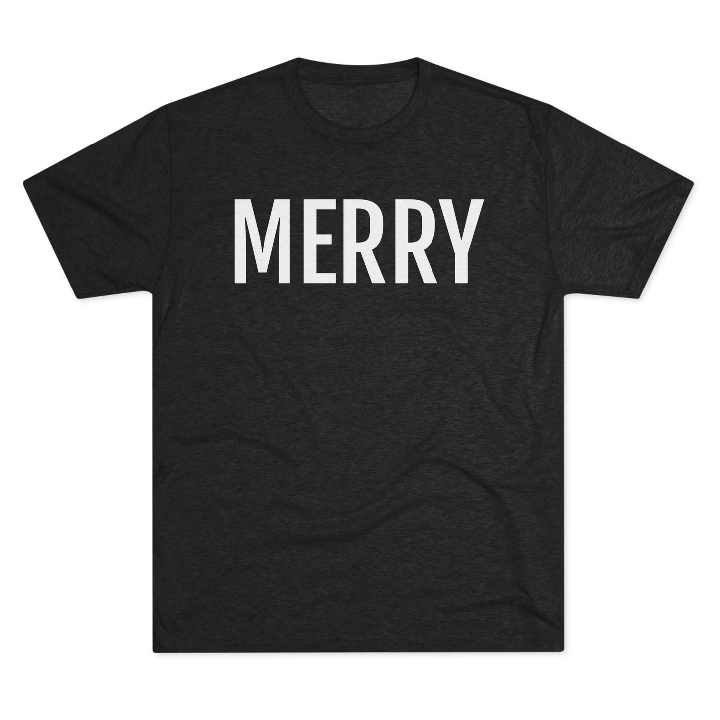 Unisex Tri-Blend Crew Tee - Merry