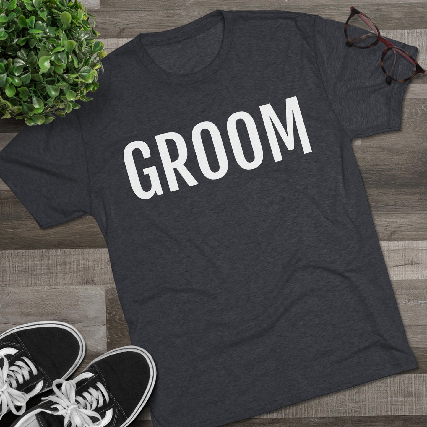 Unisex Tri-Blend Crew Tee - Groom
