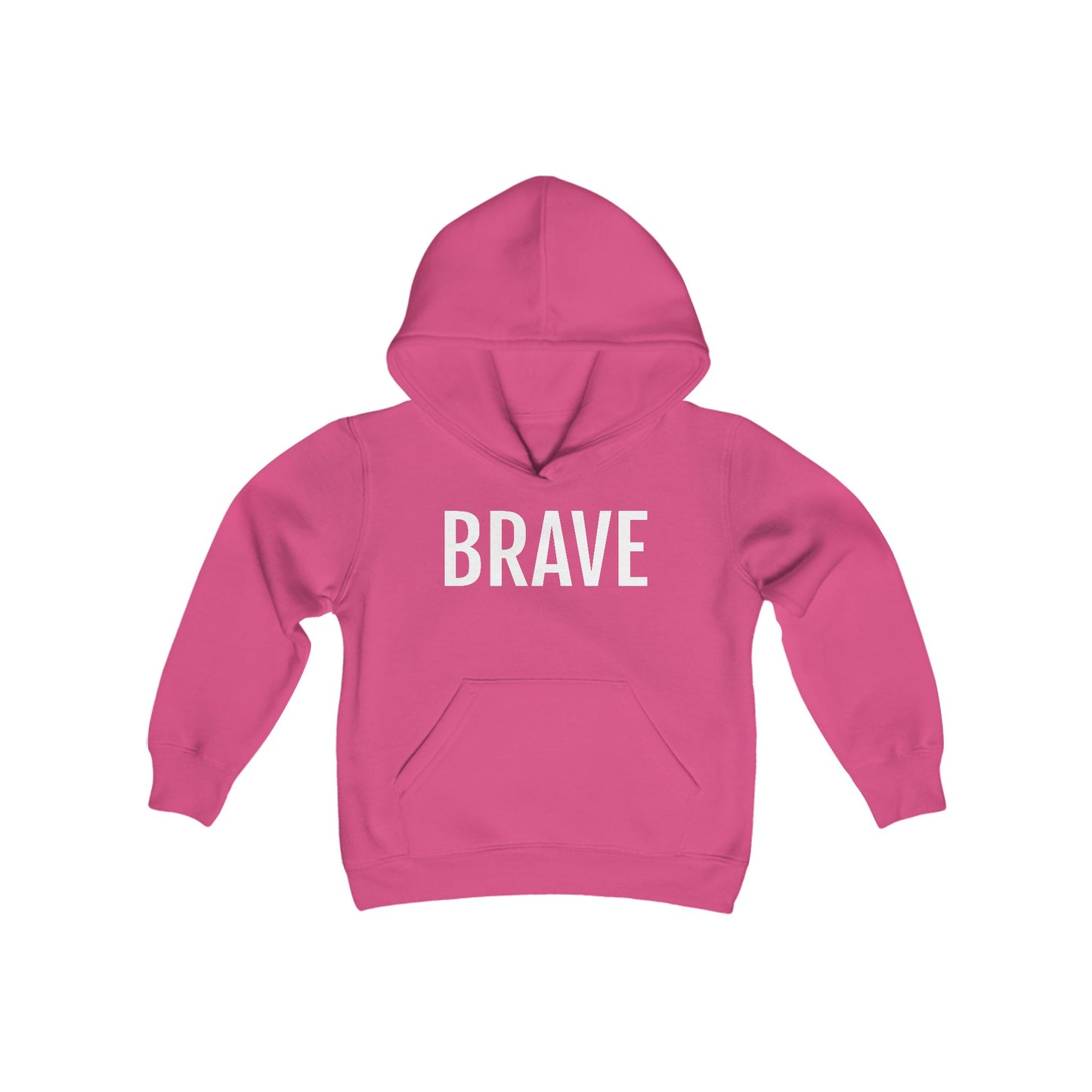 Youth Heavy Blend Hooded Sweatshirt - Brave