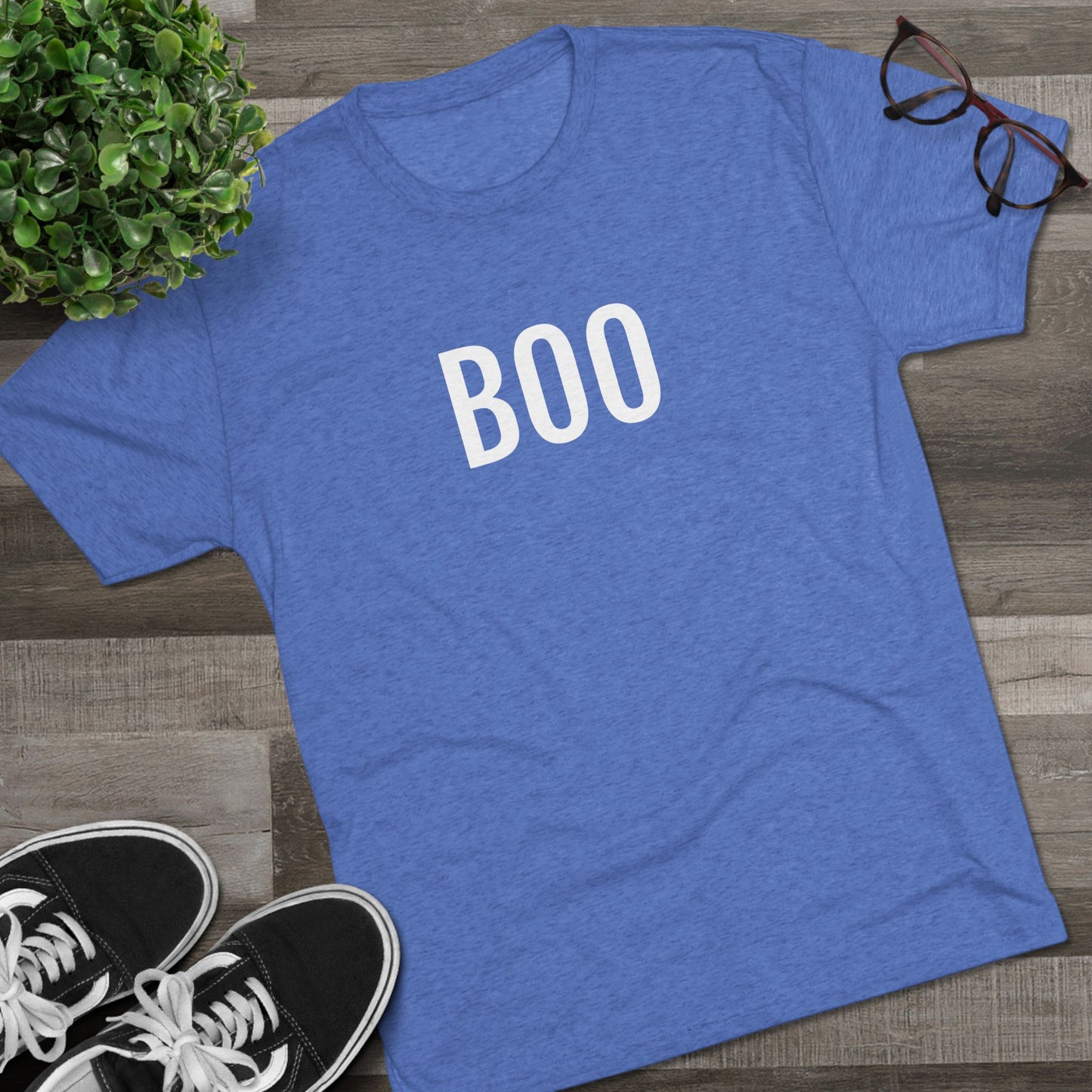 Unisex Tri-Blend Crew Tee - Boo