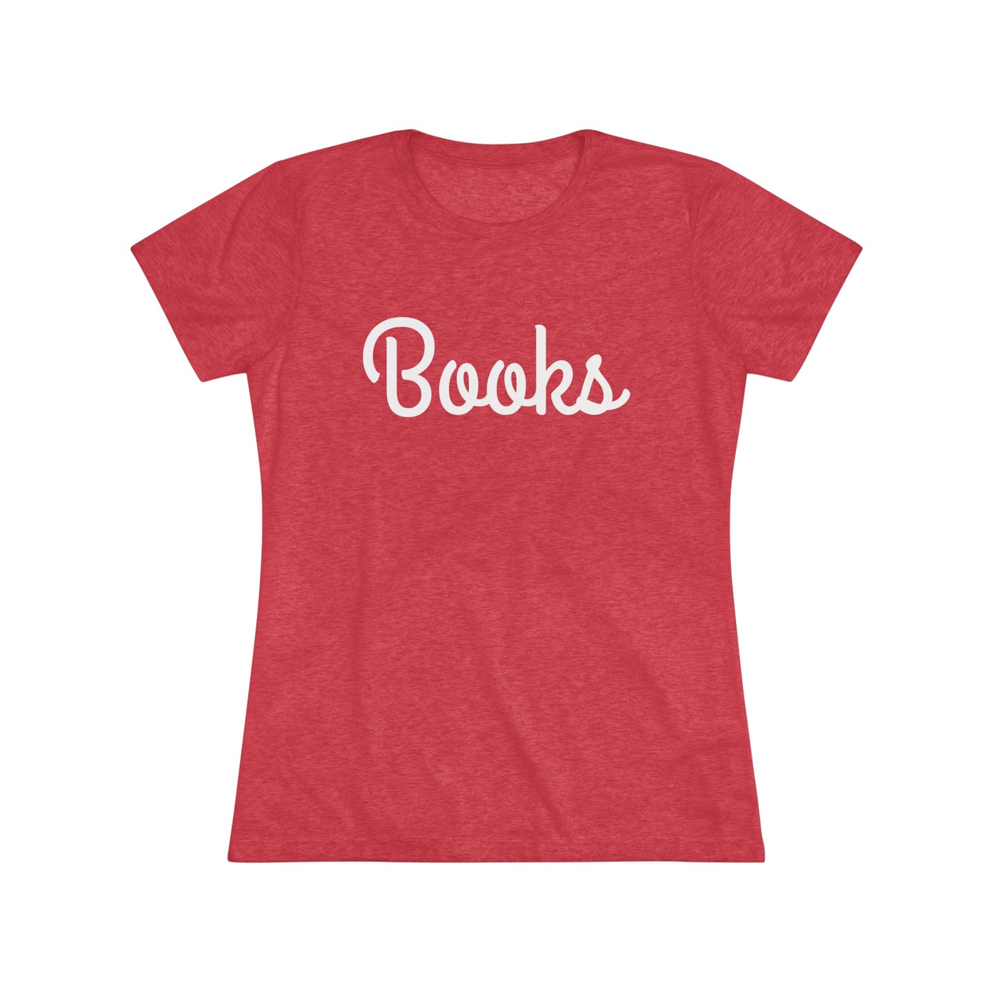 Women's Triblend Tee - Books
