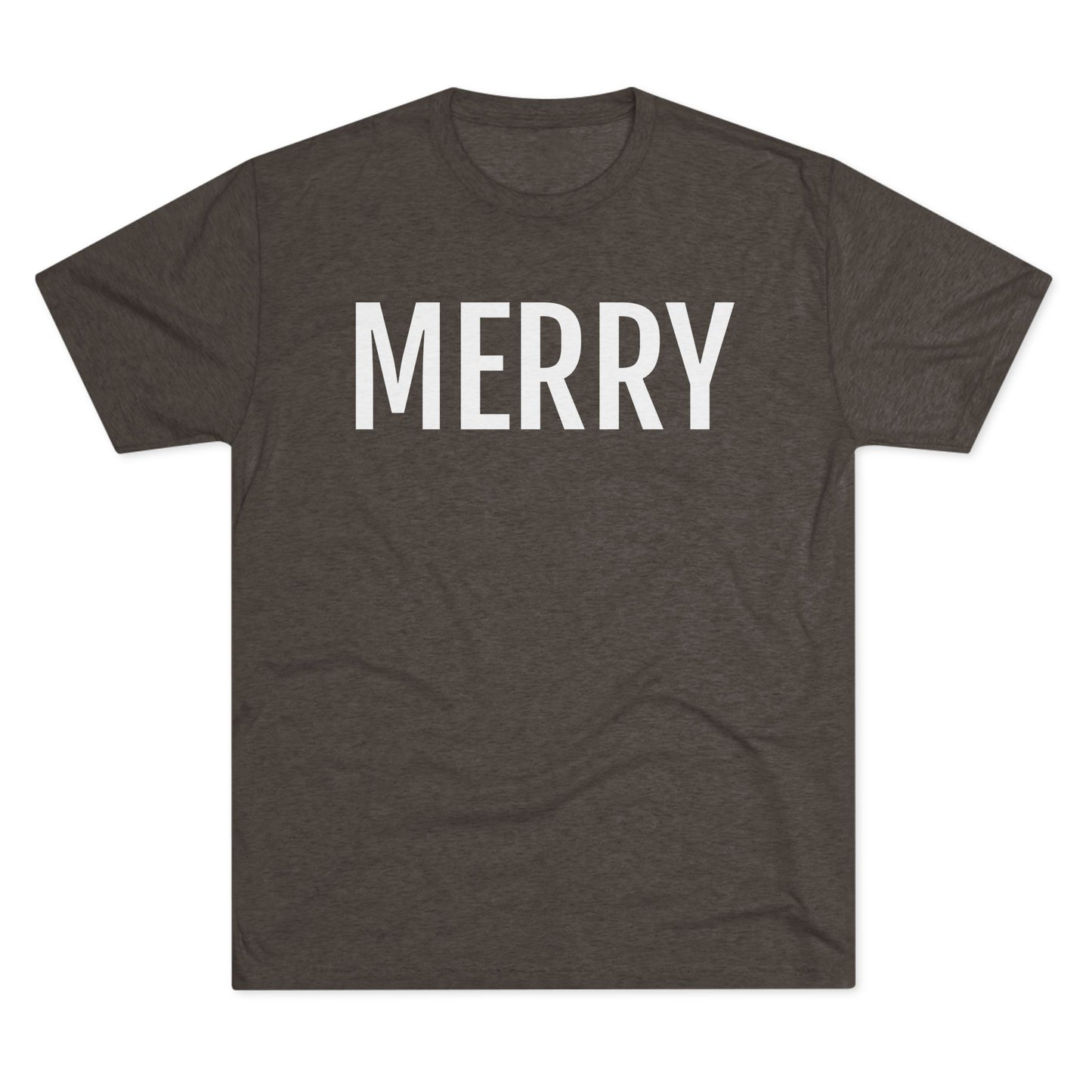 Unisex Tri-Blend Crew Tee - Merry