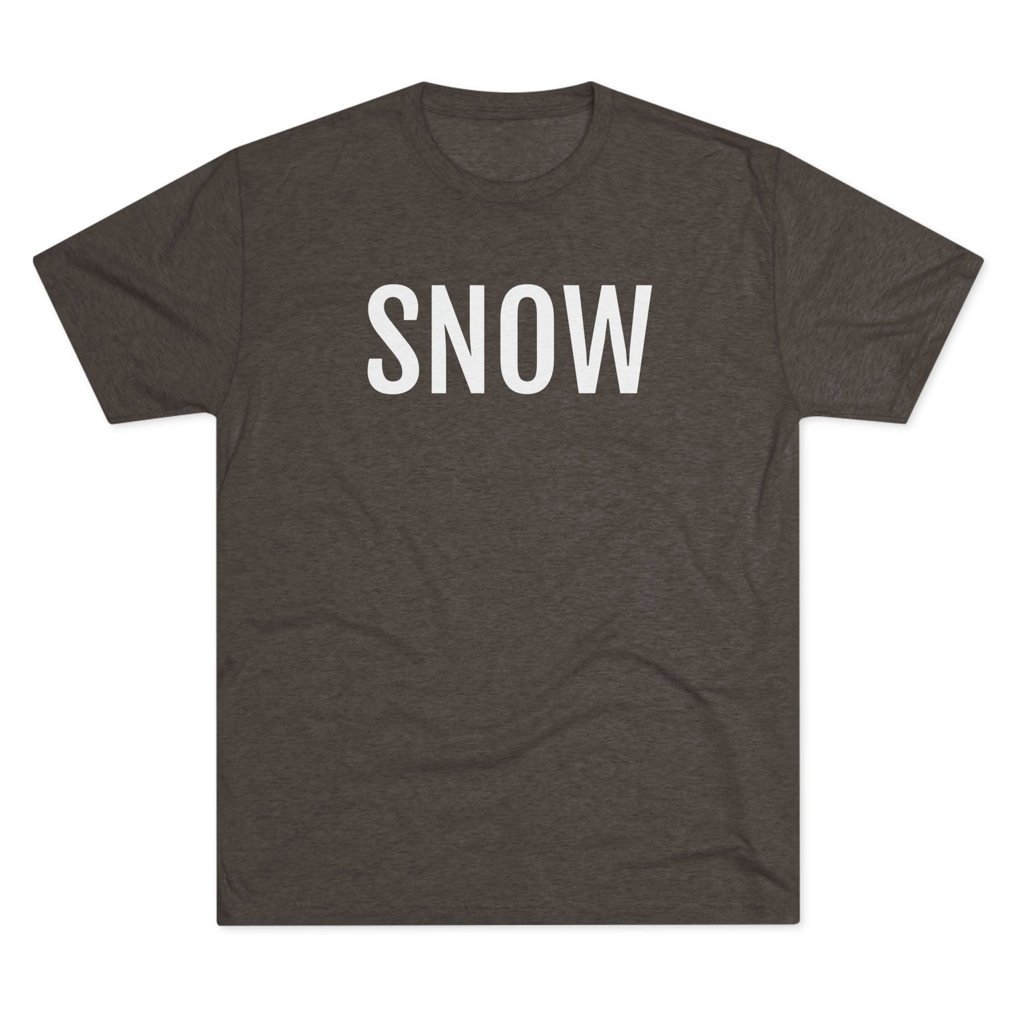Unisex Tri-Blend Crew Tee - Snow