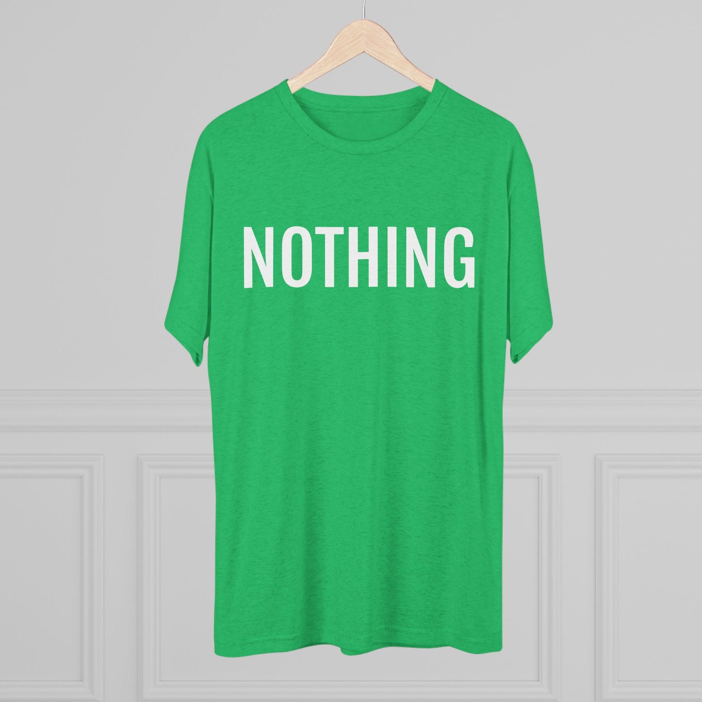 Unisex Tri-Blend Crew Tee - Nothing