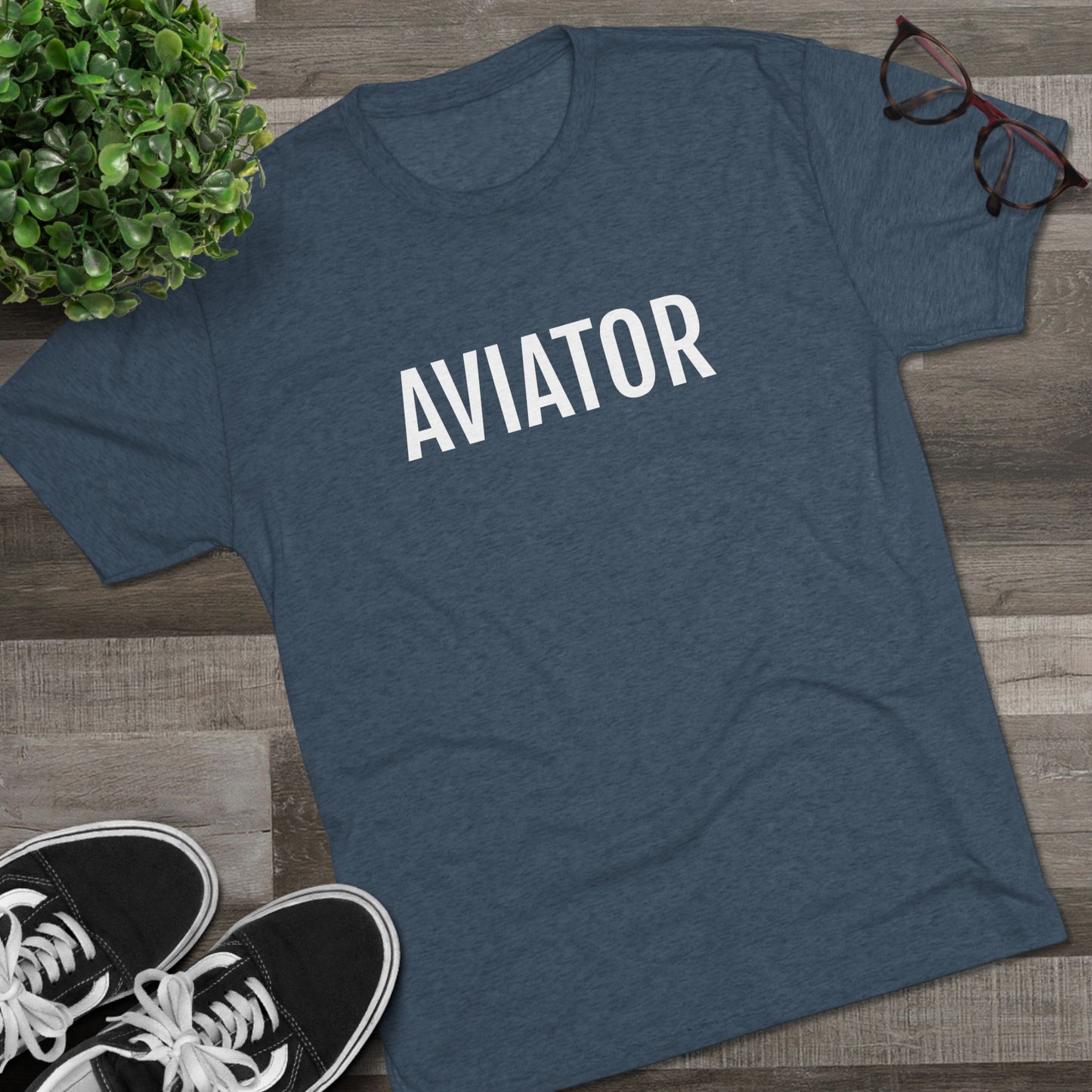 Unisex Tri-Blend Crew Tee - AVIATOR