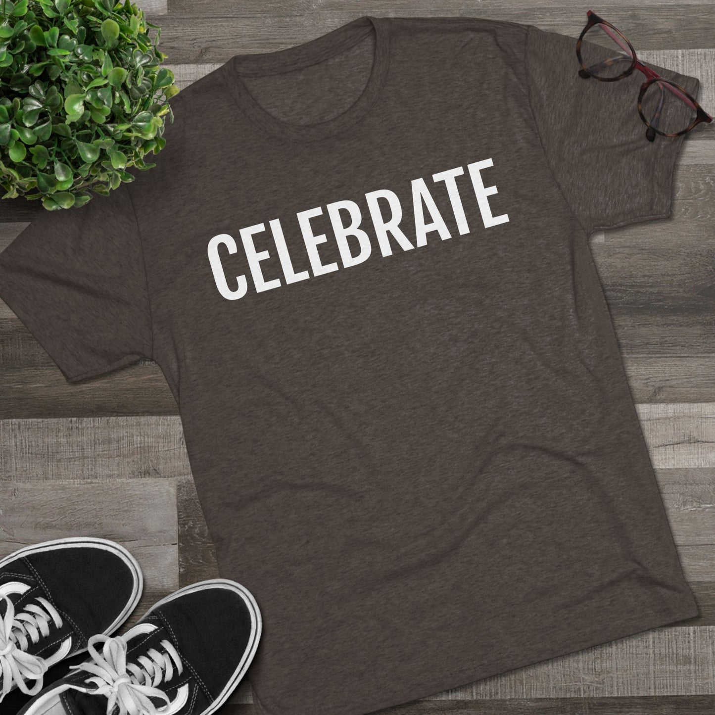 Unisex Tri-Blend Crew Tee - Celebrate