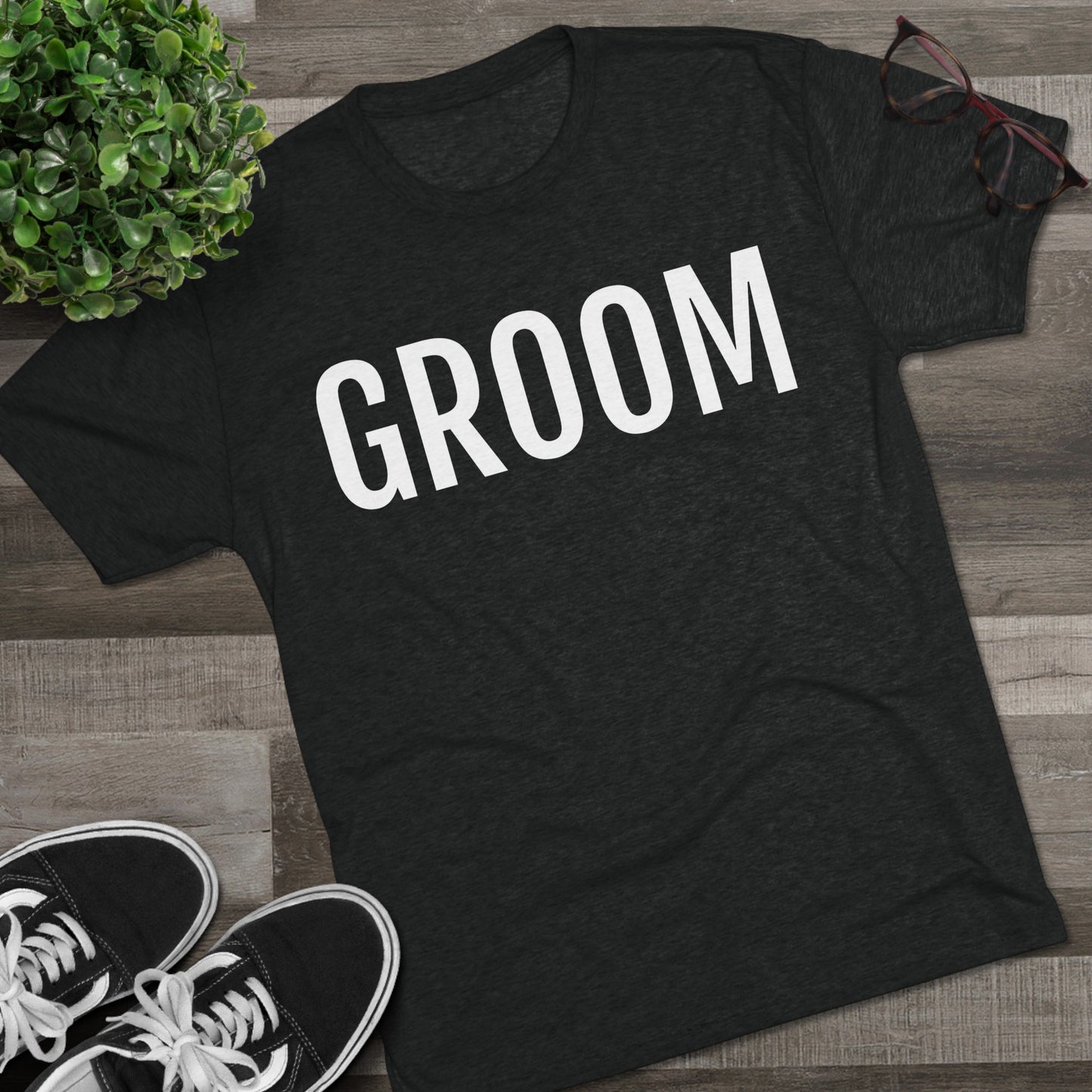 Unisex Tri-Blend Crew Tee - Groom