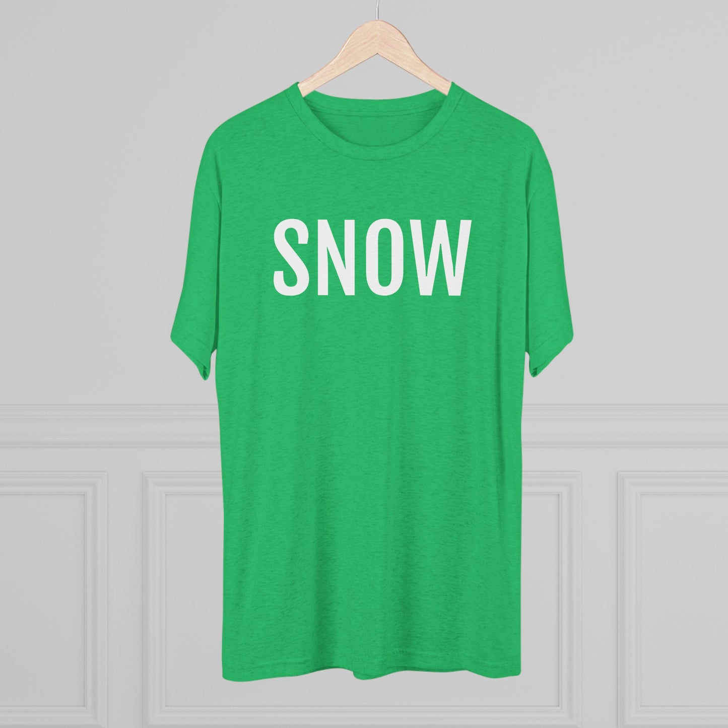 Unisex Tri-Blend Crew Tee - Snow