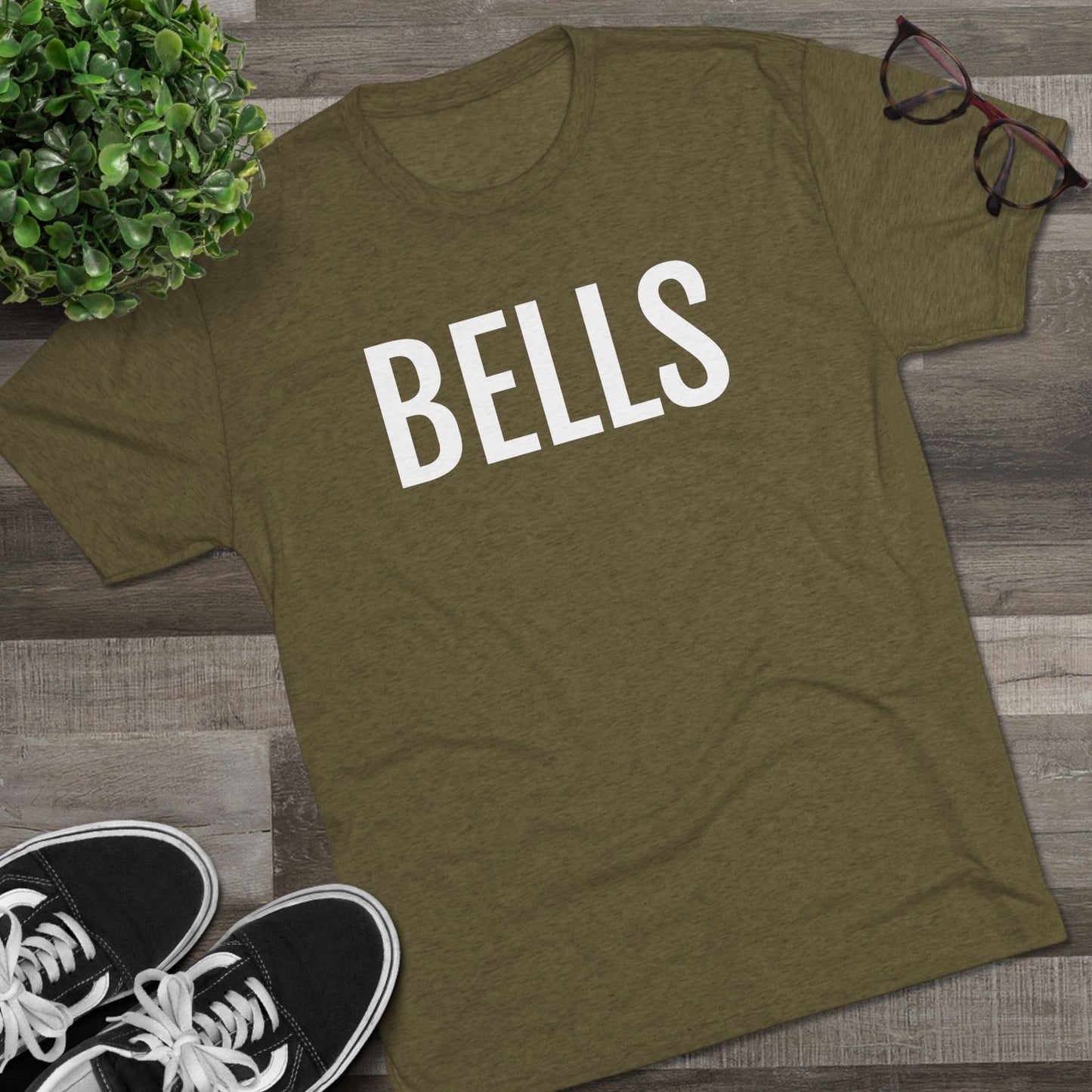 Unisex Tri-Blend Crew Tee - Bells