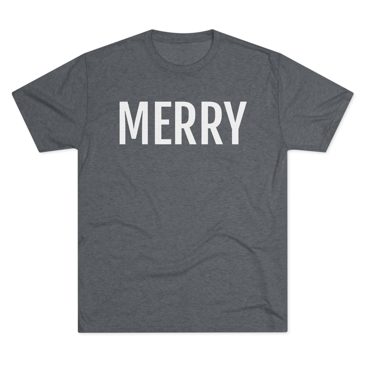 Unisex Tri-Blend Crew Tee - Merry